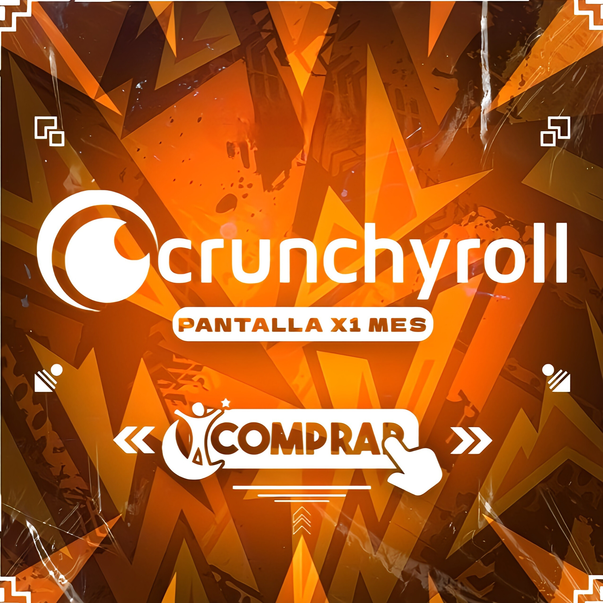 Logo oficial de Crunchyroll Premium